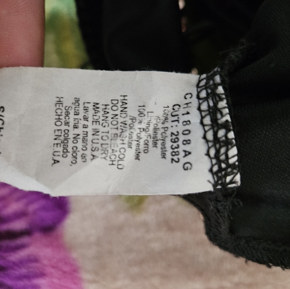 Chocolate Sequin Crop Top - Picture 6 of 8